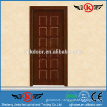 JK-MW9005B modern interior melamine door shatterproof wooden doors